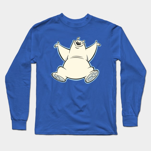 Happy Polar Bear! Long Sleeve T-Shirt by westinchurch